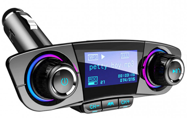 Transmitator auto fm cu mp3 player si bluetooth